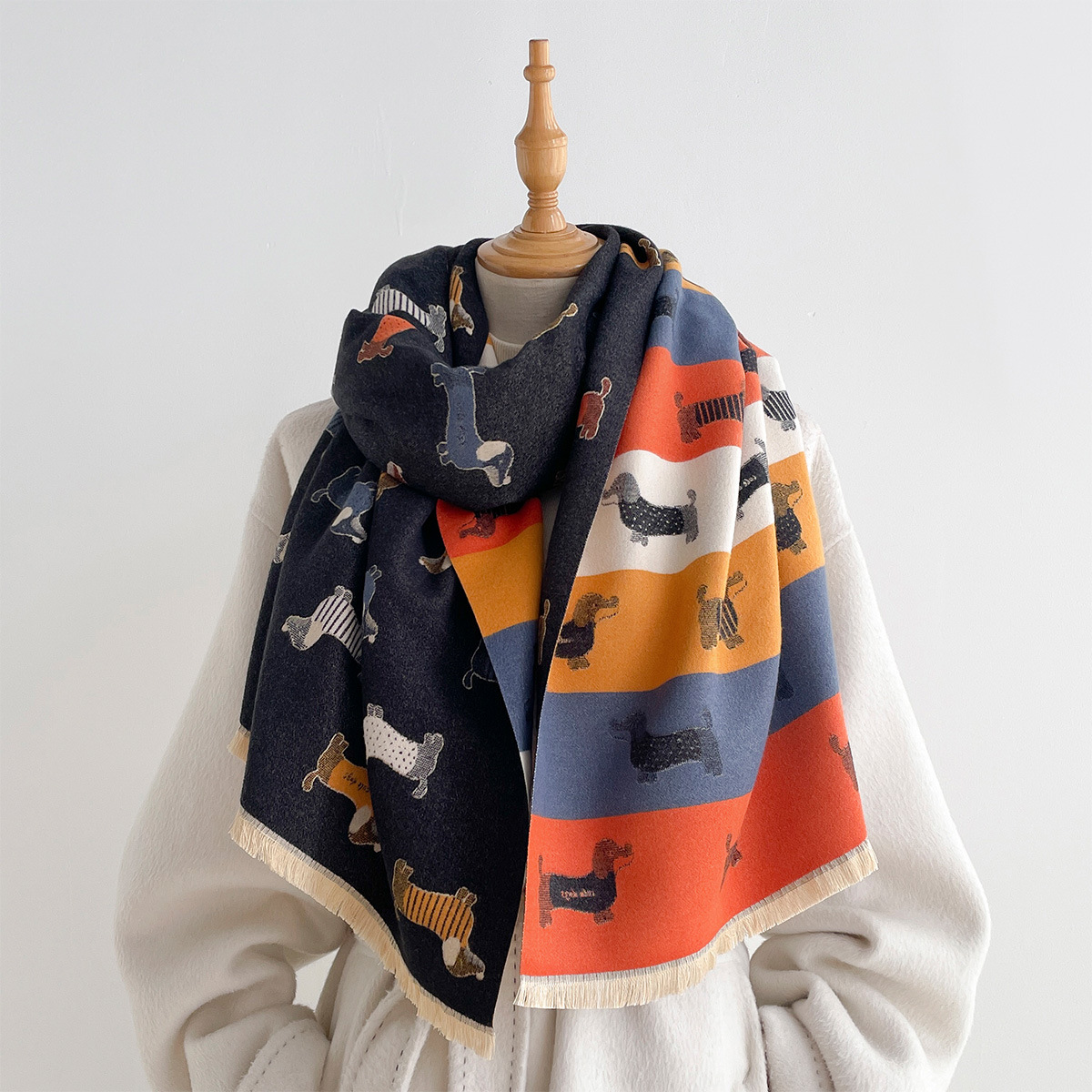 Cashmere Pashmina Wrap - Luxury Scarf Hijab Pashmina Bandana Shawl