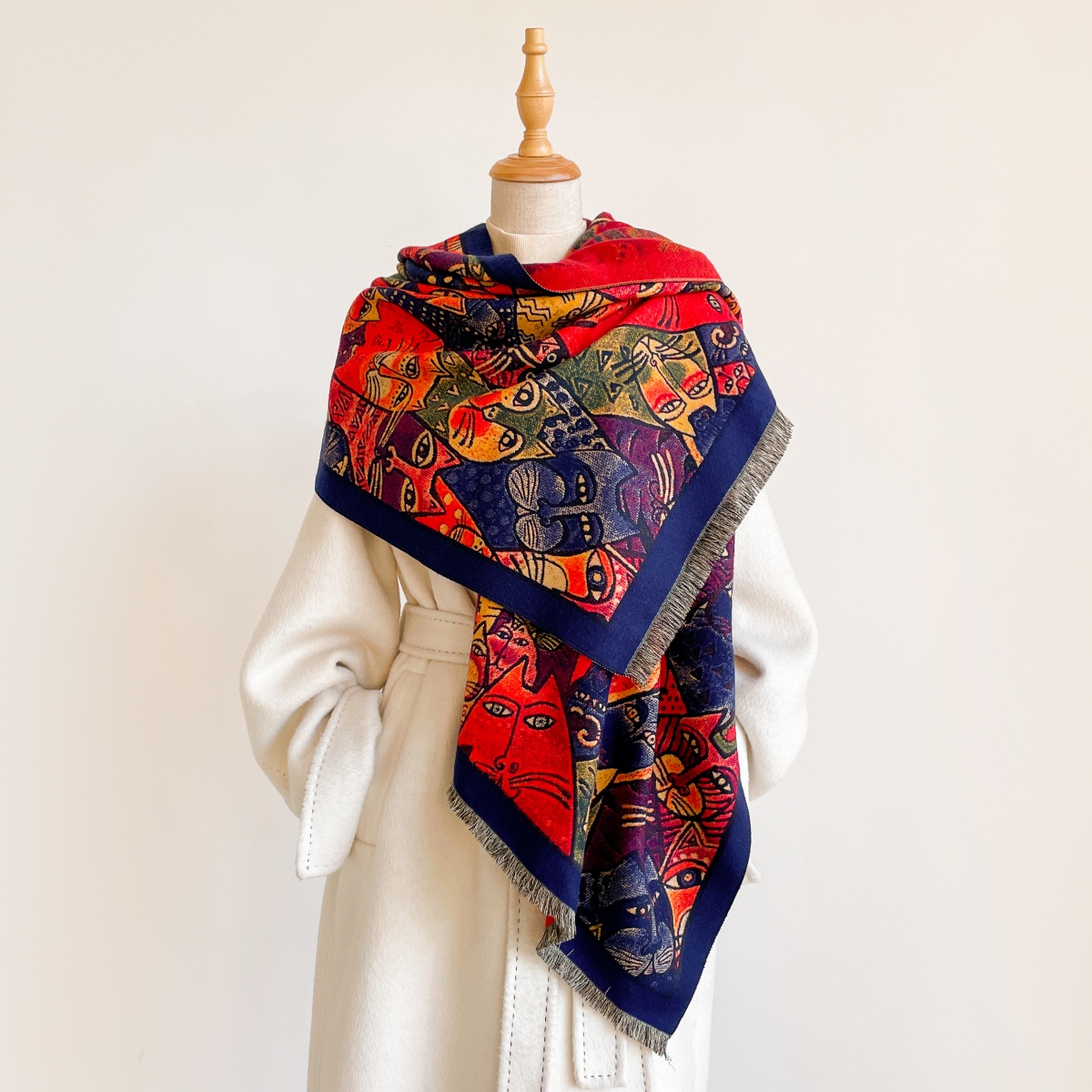 Woman Scarf Hijab Cashmere Sha - Cashmere Pashmina Wrap 评论和价格