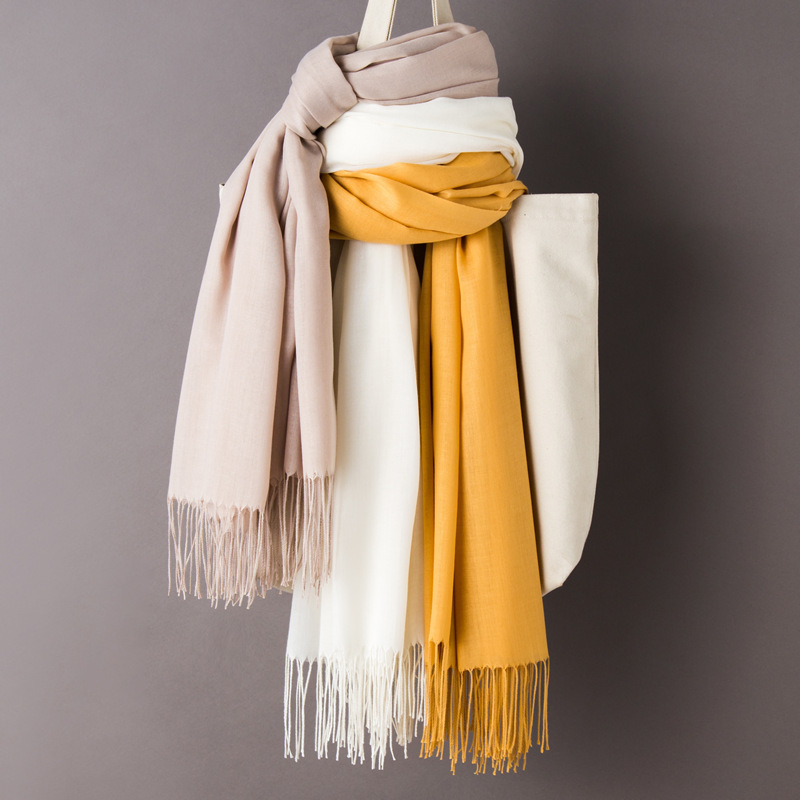 36Color Thin Imitation Cashmer - Cashmere Pashmina Wrap 评论和价格