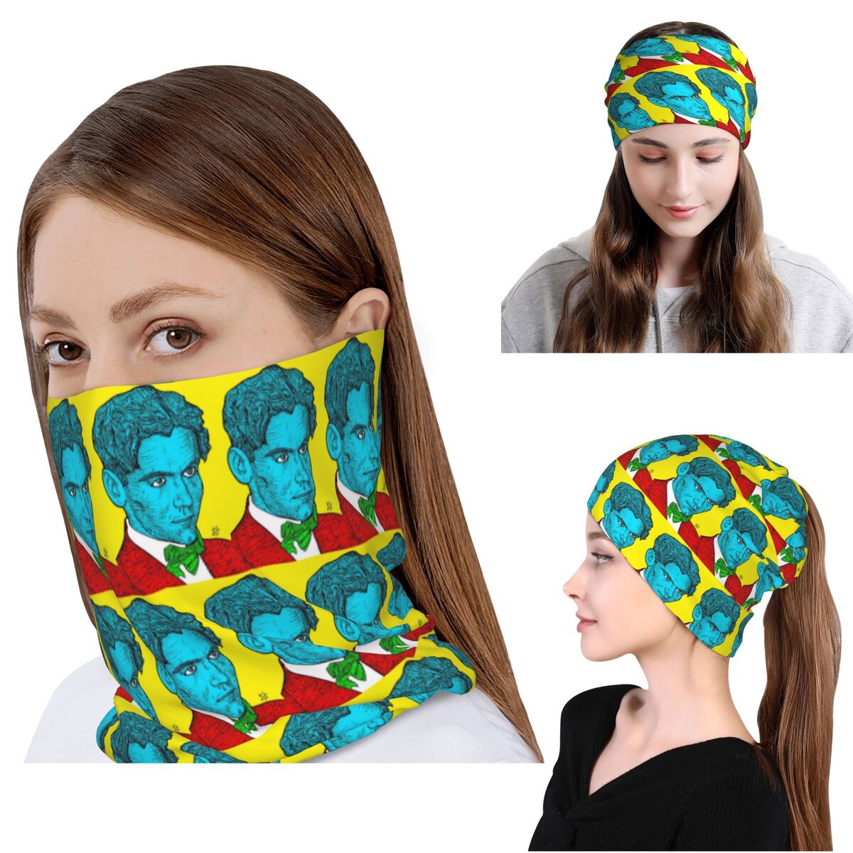 Federico Garcia Lorca Portrait - Knit Beanie Hat Warm 评论和价格