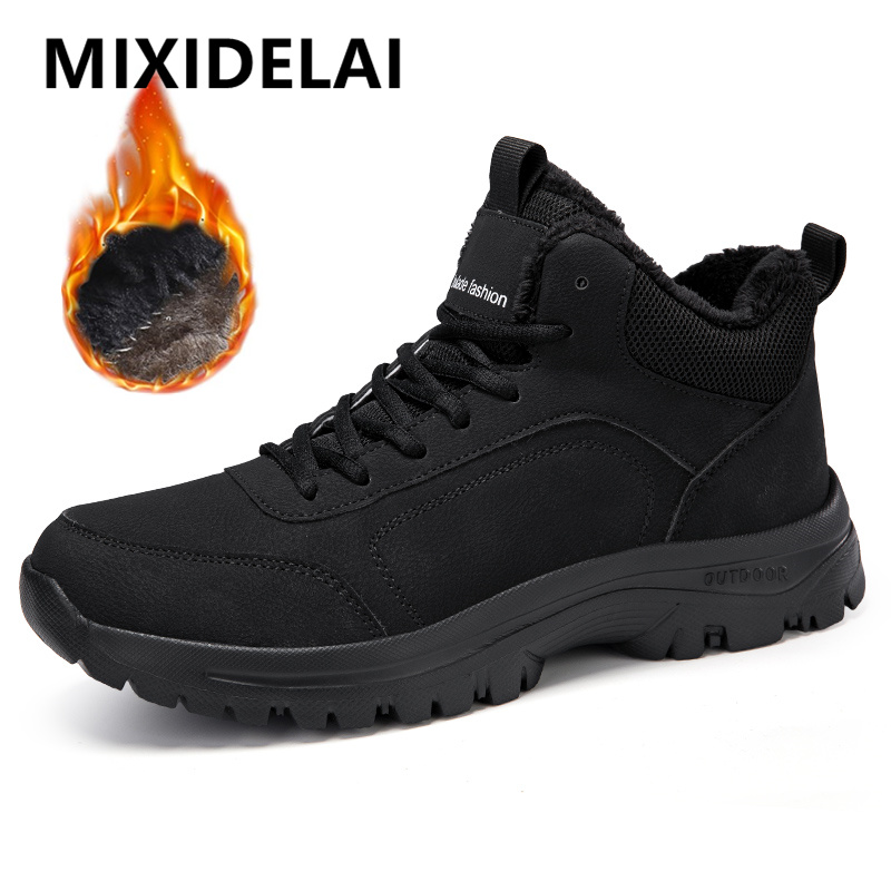Winter Men's Boots Warm Plush  - Waterproof Winter Boot 评论和价格