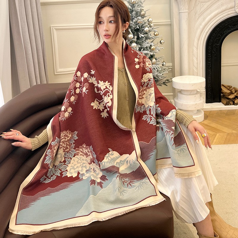 Fashion Winter New Warm Cashme - Cashmere Pashmina Wrap 评论和价格