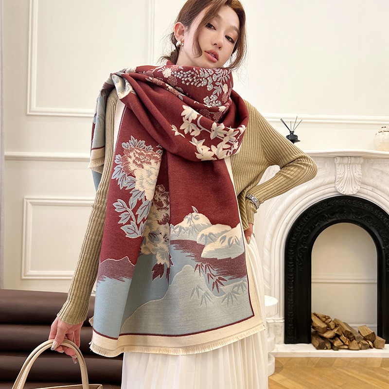 Fashion Winter New Warm Cashme - Cashmere Pashmina Wrap 评论和价格