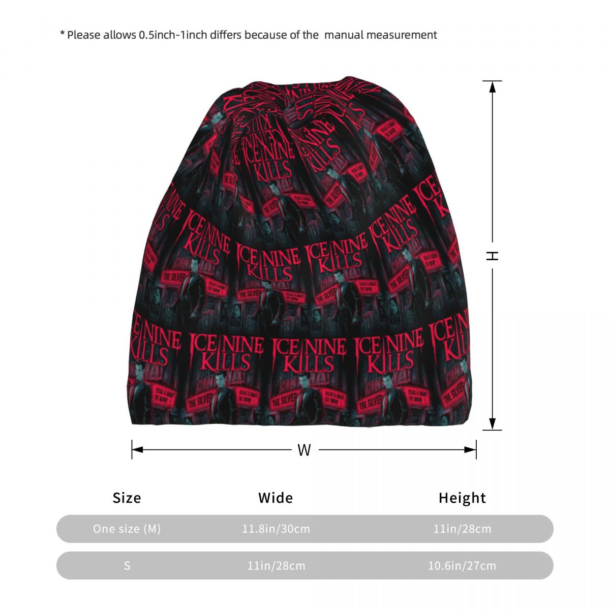Ice Nine Kills The Silver Scre - Knit Beanie Hat Warm 评论和价格