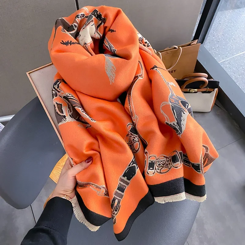 2024 Luxury Warm Pashmina Shaw - Cashmere Pashmina Wrap 评论和价格