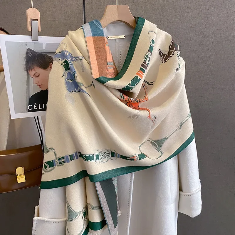 2024 Luxury Warm Pashmina Shaw - Cashmere Pashmina Wrap 评论和价格