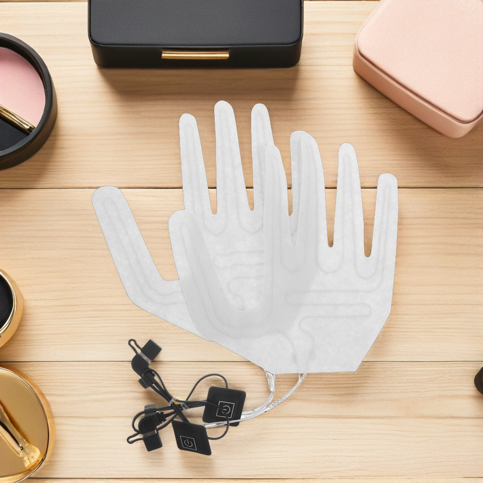 2Pcs Full Finger Electric Glov - Hand Warmer Electric 评论和价格